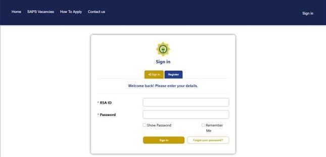 How to Register Your Profile and Apply for Jobs on the SAPS e-Recruitment Portal How to Register Your Profile and Apply for Jobs on the SAPS e-Recruitment Portal